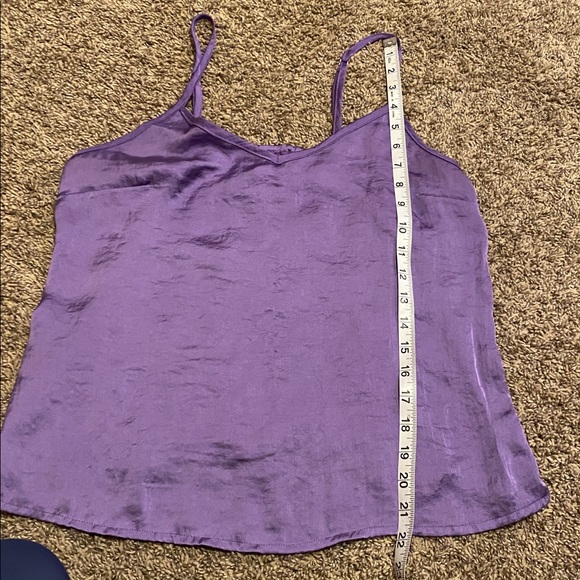 Adore Me Bethany Satin Lounge Set Purple Small - Picture 4 of 8